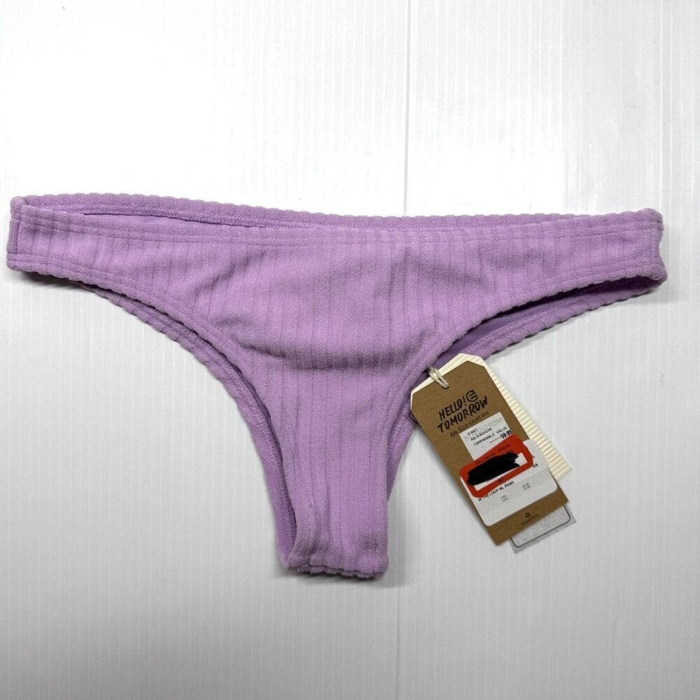 Billabong Women's Purple In The Loop Tropic Swim Bikini Bottom Size Small NWT - Picture 3 of 9
